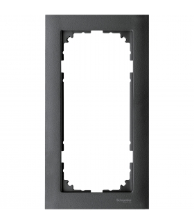 Merten Ramka M-Pure podwójna bez poprzeczki antracytowy