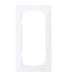 Merten Ramka M-Pure podwójna bez poprzeczki biały active