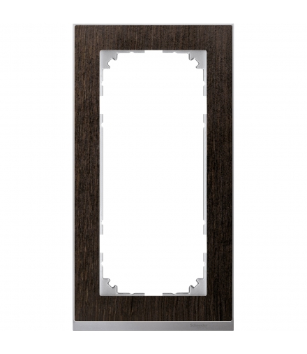 Merten Ramka M-Pure Decor podwójna bez poprzeczki wenge