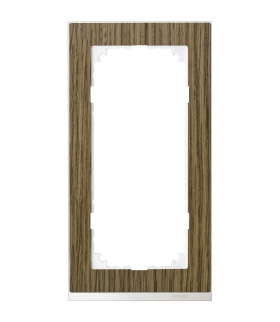 Merten Ramka M-Pure Decor podwójna bez poprzeczki dąb