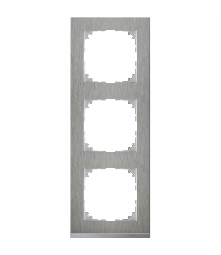 Merten Ramka M-Pure Decor potrójna stal szlachetna