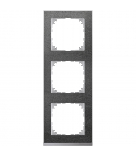 Merten Ramka M-Pure Decor potrójna łupek