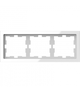 Merten D-Life ramka 3kr biel kryształowa