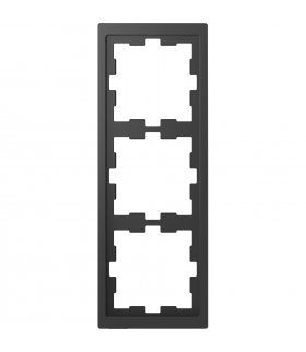 Merten D-Life ramka 3kr antracytowy