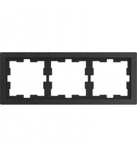 Merten D-Life ramka 3kr łupek polerowany