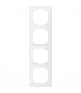 Merten Ramka M-Pure czterokrotna biały polarny