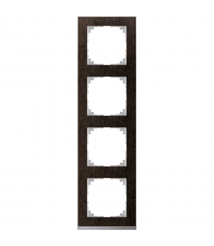Merten Ramka M-Pure Decor czterokrotna wenge