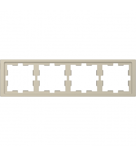 Merten D-Life ramka 4kr piasek sahary