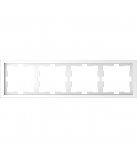 Merten D-Life ramka 4kr biały lotus