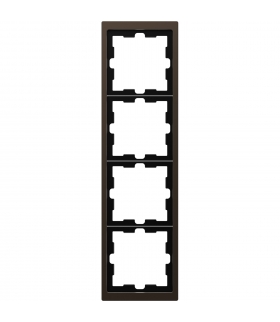 Merten D-Life ramka 4kr mocca metalik
