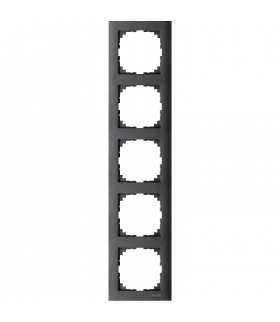 Merten Ramka M-Pure pięciokrotna antracytowy