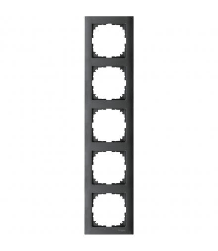 Merten Ramka M-Pure pięciokrotna antracytowy