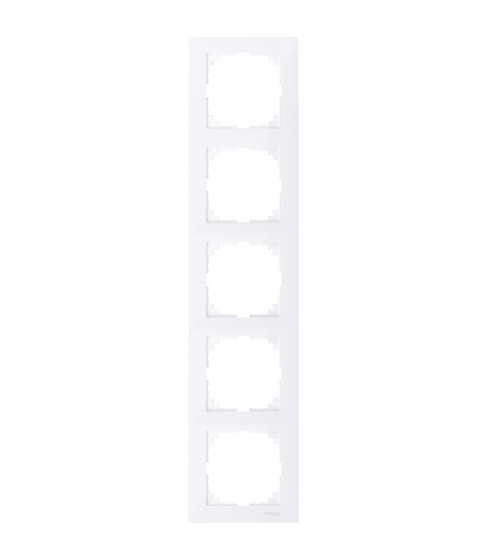 Merten Ramka M-Pure pięciokrotna biały active