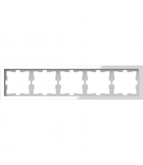 Merten D-Life ramka 5kr biel kryształowa