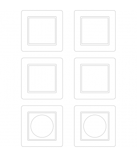 Merten Akcesoria System M zestaw etykiet do ramek jednokrotnych M-Creative