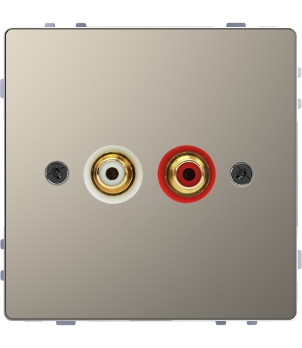 Merten Gniazdo audio D-Life nikiel