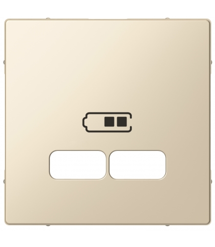 Merten Płytka cent. gn.ład.USB kremowy SysM