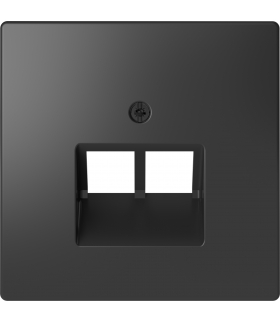 Merten Płytka centralna 2xRJ45 D-Life, antracyt