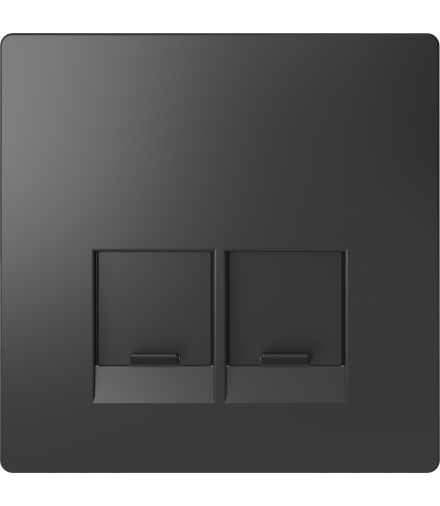 Merten Pł.centr.gn.2xRJ45 D-Life antracytowy