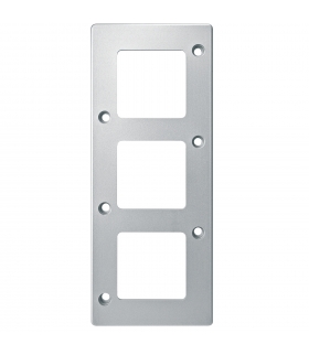 Merten Wandaloodporny - Ramka potrójna Aluminium