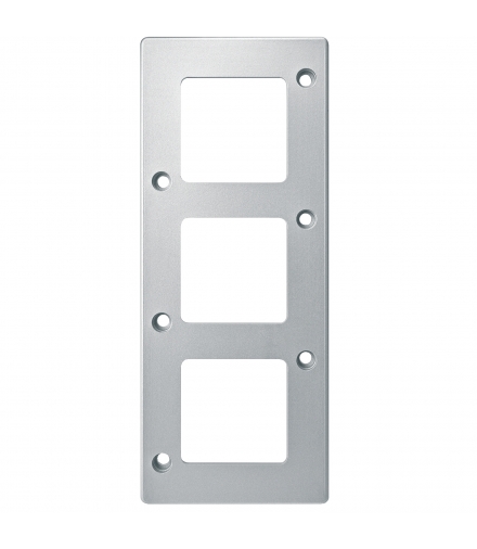 Merten Wandaloodporny - Ramka potrójna Aluminium