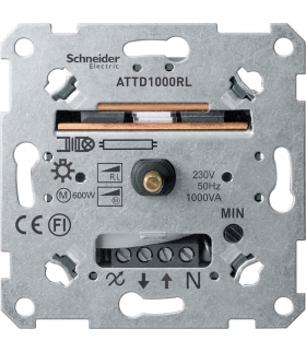 Merten Mechanizm ściemniacza obrotowy R,L 230VAC 60-1000VA