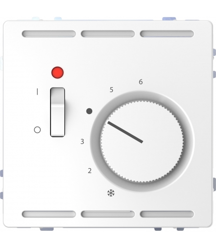 Merten Regulator temperatury z łącznikiem D-Life, biały lotos