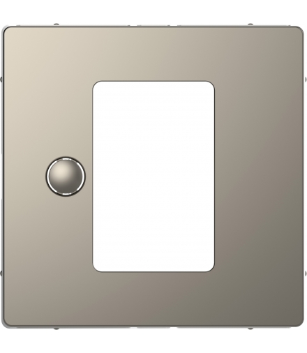 Merten Płytka centralna reg. temp., nikiel