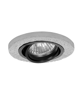 HALISI RM Oprawa sufitowa OGKRĄGŁA, ruchoma, BETON / CZARNA orno