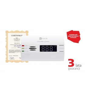 CZUJNIK CZADU EL HOME CD-90B8 - bateryjny, DC 3V, LCD