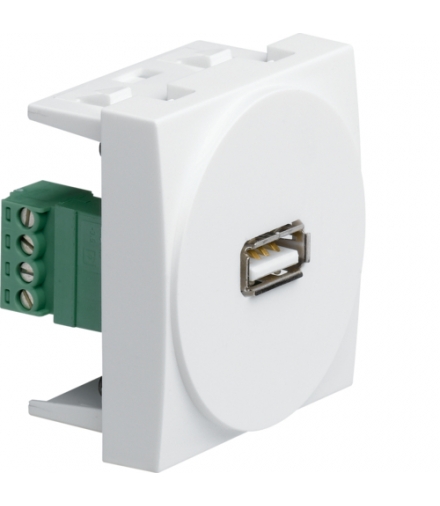 systo Gniazdo USB 2M biały Hager WS265