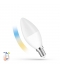 Żarówka LED ŚWIECOWA 5W E-14 230V CCT + DIMM Wi-Fi Spectrum SMART