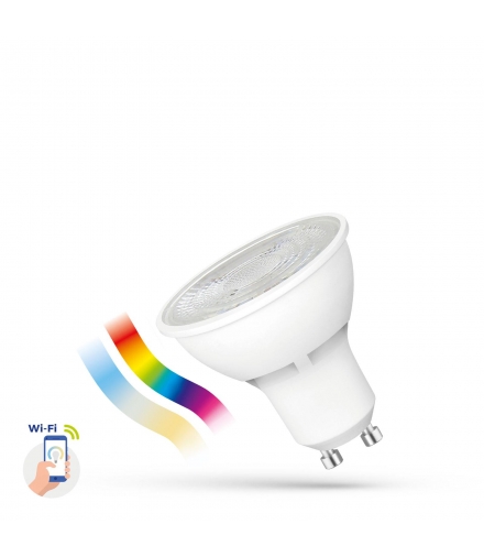 Żarówka LED GU10 5W 230V RGBW + CCT + DIM Wi-Fi Spectrum SMART
