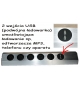 BACHMANN BM-923.012 CASIA Gniazdo rogowe z wyłącznikiem i ładowarką USB