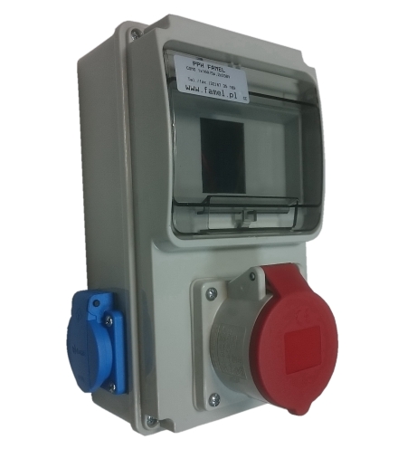 ROZDZIELNICA BUDOWLANA CONO 2x230v + 1x16A/5P