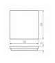 Plafoniera LED BENO LED 3000K 18W grafitowa kwadratowa Kanlux 33380