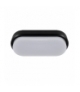 Plafoniera hermetyczna LED ARON LED L 12W BLACK 4000K IDEUS 03798