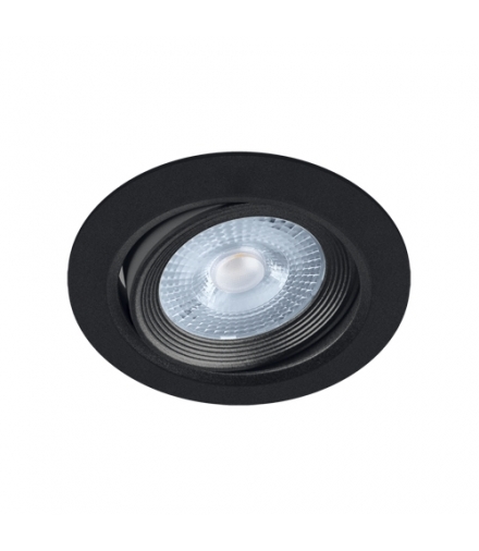 Sufitowa oprawa punktowa SMD LED MONI LED C 5W 4000K BLACK IDEUS 03859