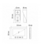 Wideodomofon 7" komplet EM-03M 2WIRE EMOS H2050