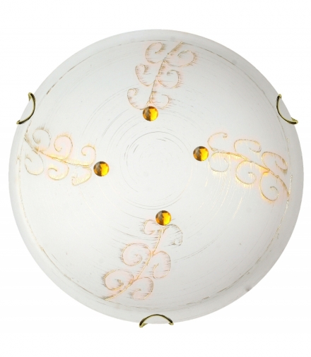 LAMPA ASME PLAFON 30 1X60W E27 ZŁOTY Candellux 13-34529