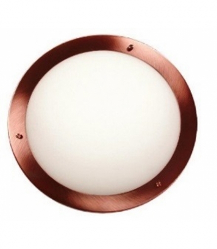 LAMPA AQUILA PLAFON 31 1X60W E27 MIEDZIANA IP44 Candellux 13-45416