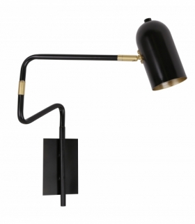 HOSTI LAMPA KINKIET 1X15W GU10 CZARNY Candellux 21-75451