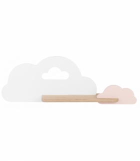 LAMPA CLOUD KINKIET ŚCIENNY 5W LED IQ KIDS BIAŁY+RÓŻOWY Candellux 21-76717