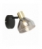 LAMPA GREGORY KINKIET CZARNY BRĄZ 1X40W E14 KLOSZ DYMIONY Candellux 21-76724