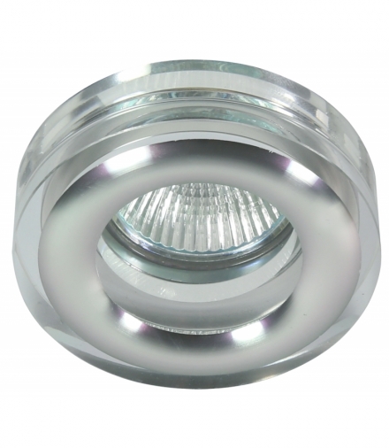 OPRAWA STROPOWA DEKORACYJNA OKRĄGŁA SK-81 CH/TR MR16 1X50W CHROM TRANSPARENT Candellux 2227382