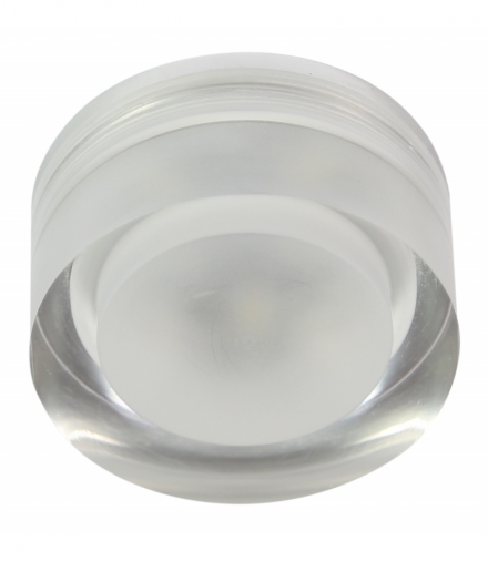 OPRAWA STROPOWA STAŁA OKRĄGŁA SAK-01 AL/TR LED 3W LED 230V SZKŁO AKRYLOWE TRANSP Candellux 2227450