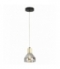 LAMPA WISZĄCA GREGORY CZARNY BRĄZ 1X40W E14 KLOSZ DYMIONY Candellux 31-78391