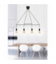 ALTO LAMPA WISZĄCA 4X40W E27 CZARNY MATOWY Candellux 34-70913
