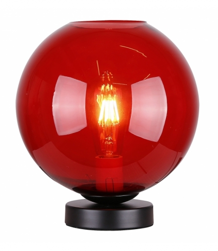 LAMPKA GLOBE GABINETOWA 1X60W E27 CZERWONY Candellux 41-78278