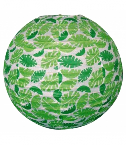 ABAŻUR PAPIEROWY-KOKON 35 ZIELONE LISTKI Candellux 70-94011